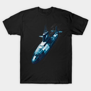 Silent Hunter | Virginia-Class Submarine Tee T-Shirt